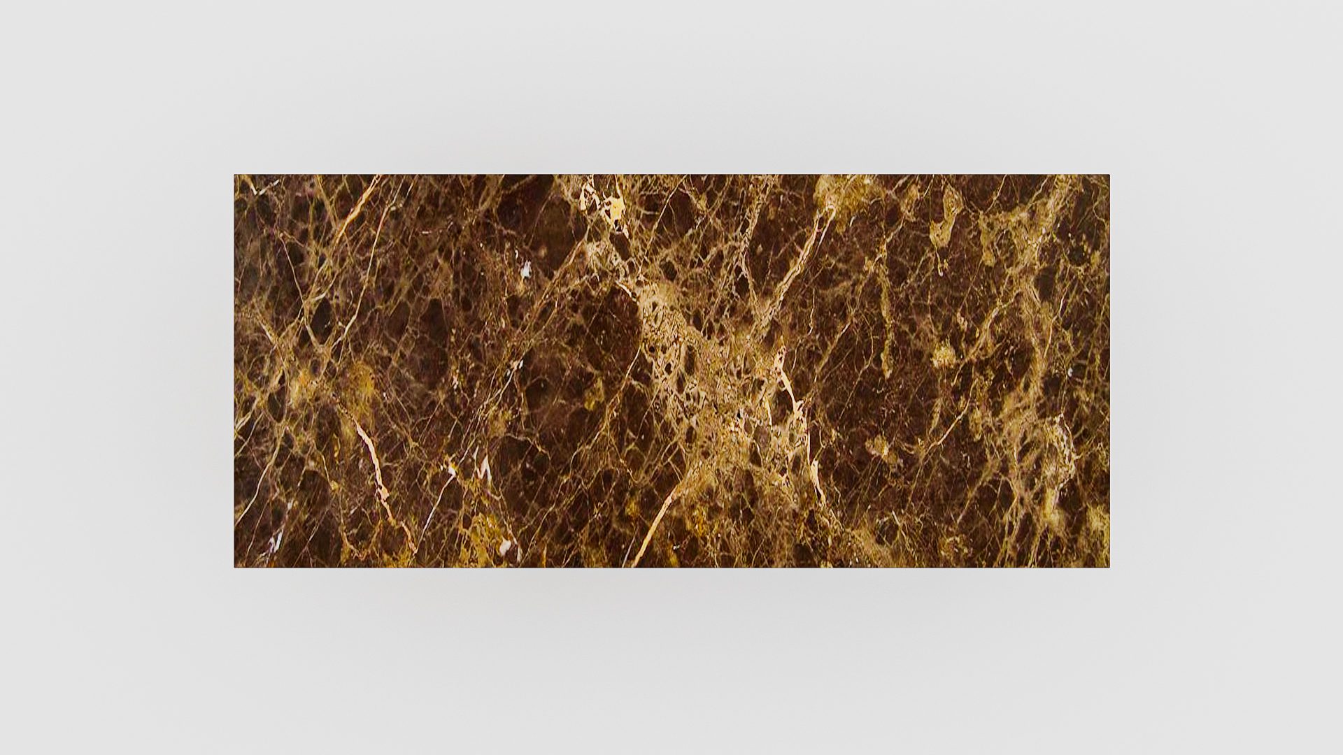 Rechthoekige marmeren eettafel Anatra – Emperador dark