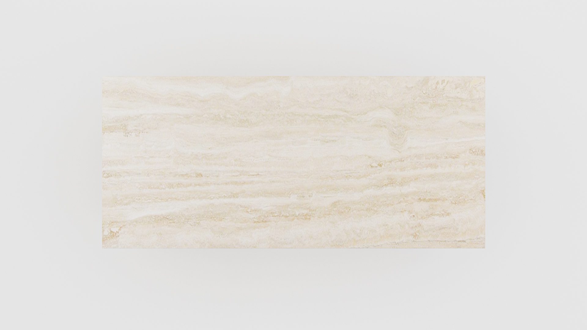 Rechthoekige marmeren eettafel Anatra – Travertino Chiaro