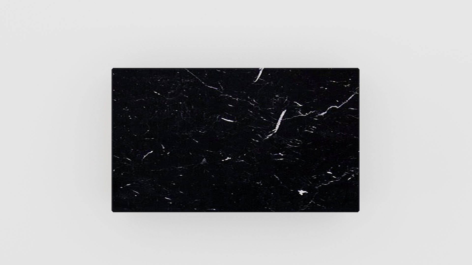 Rechthoekige marmeren salontafel Blocco – Nero Marquina