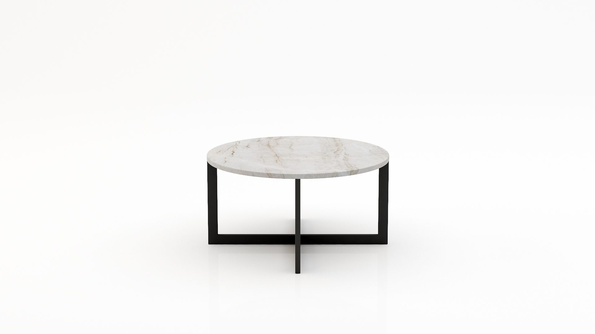 Ronde marmeren salontafel Caffė 4 – Taj Mahal Quartzite