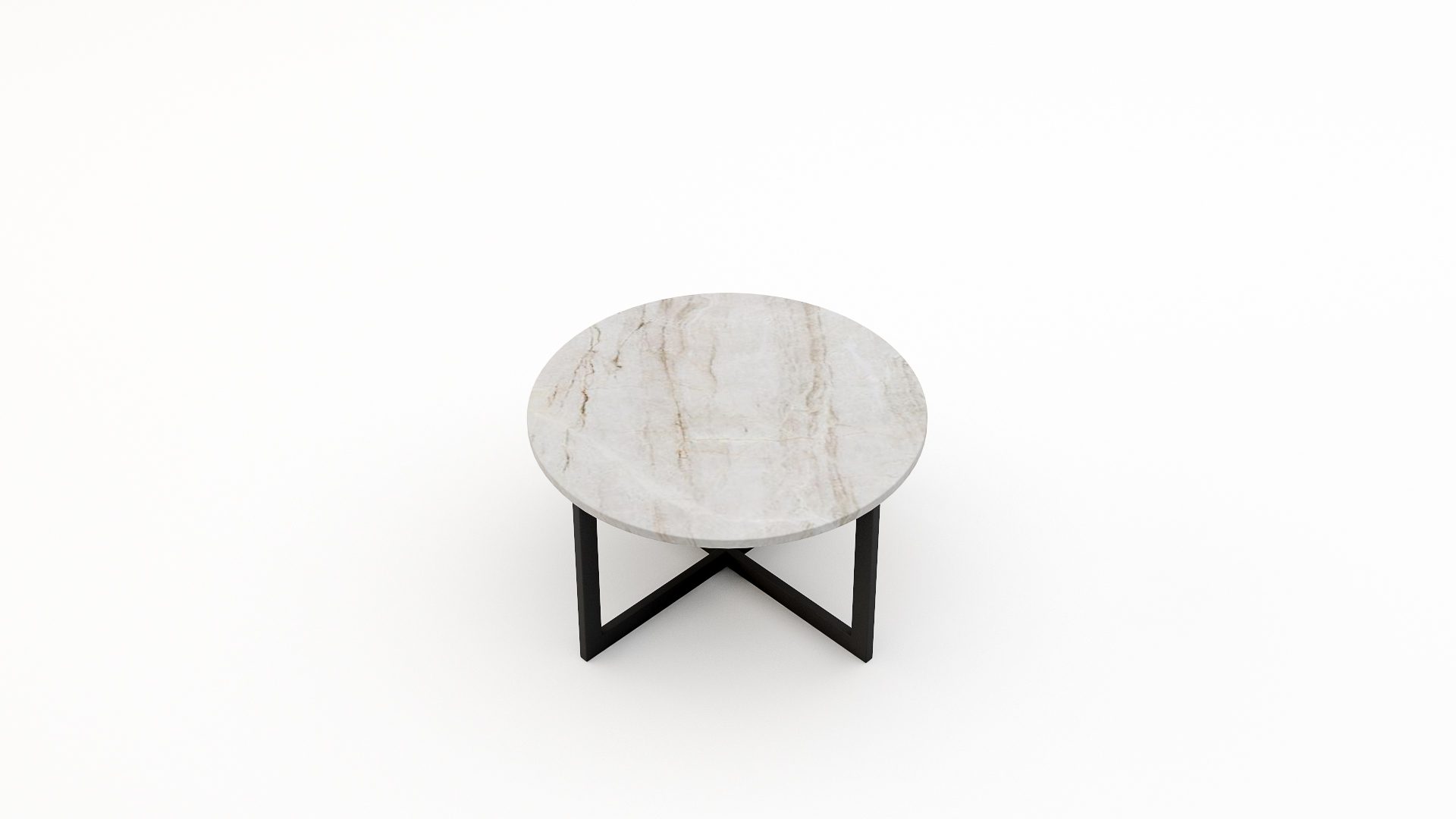 Ronde marmeren salontafel Caffė 4 – Taj Mahal Quartzite