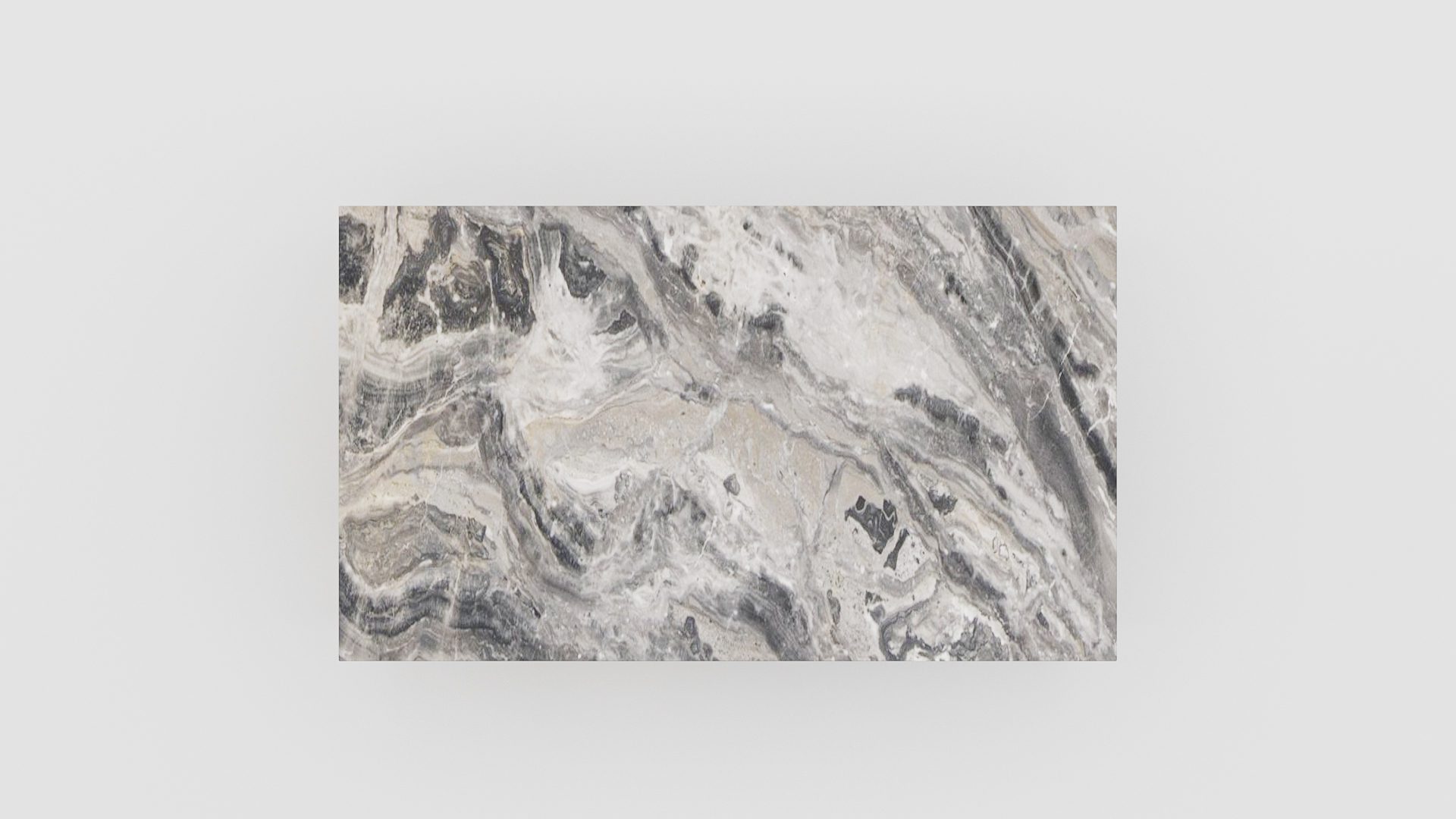 Rechthoekige marmeren salontafel Cornice Arabescato Orobico Grigio