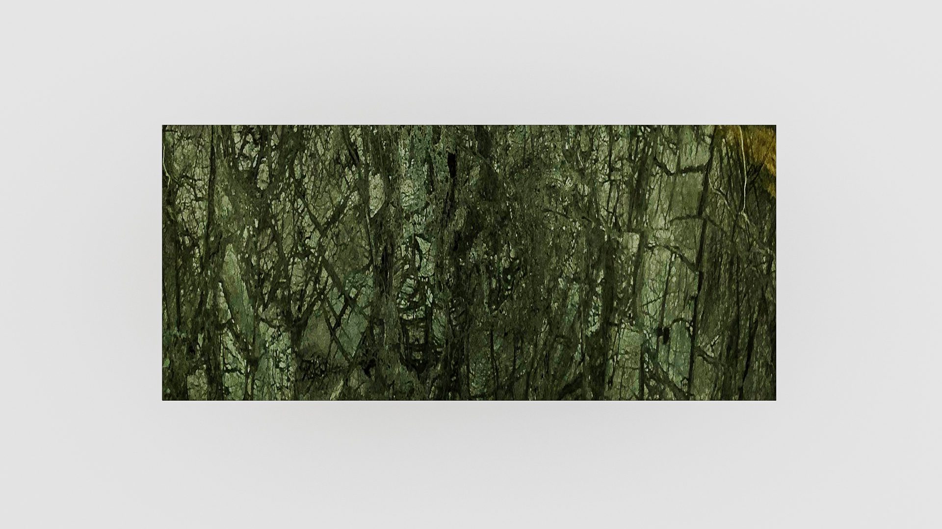 Rechthoekige marmeren eettafel Gambe U – Verde Guatemala