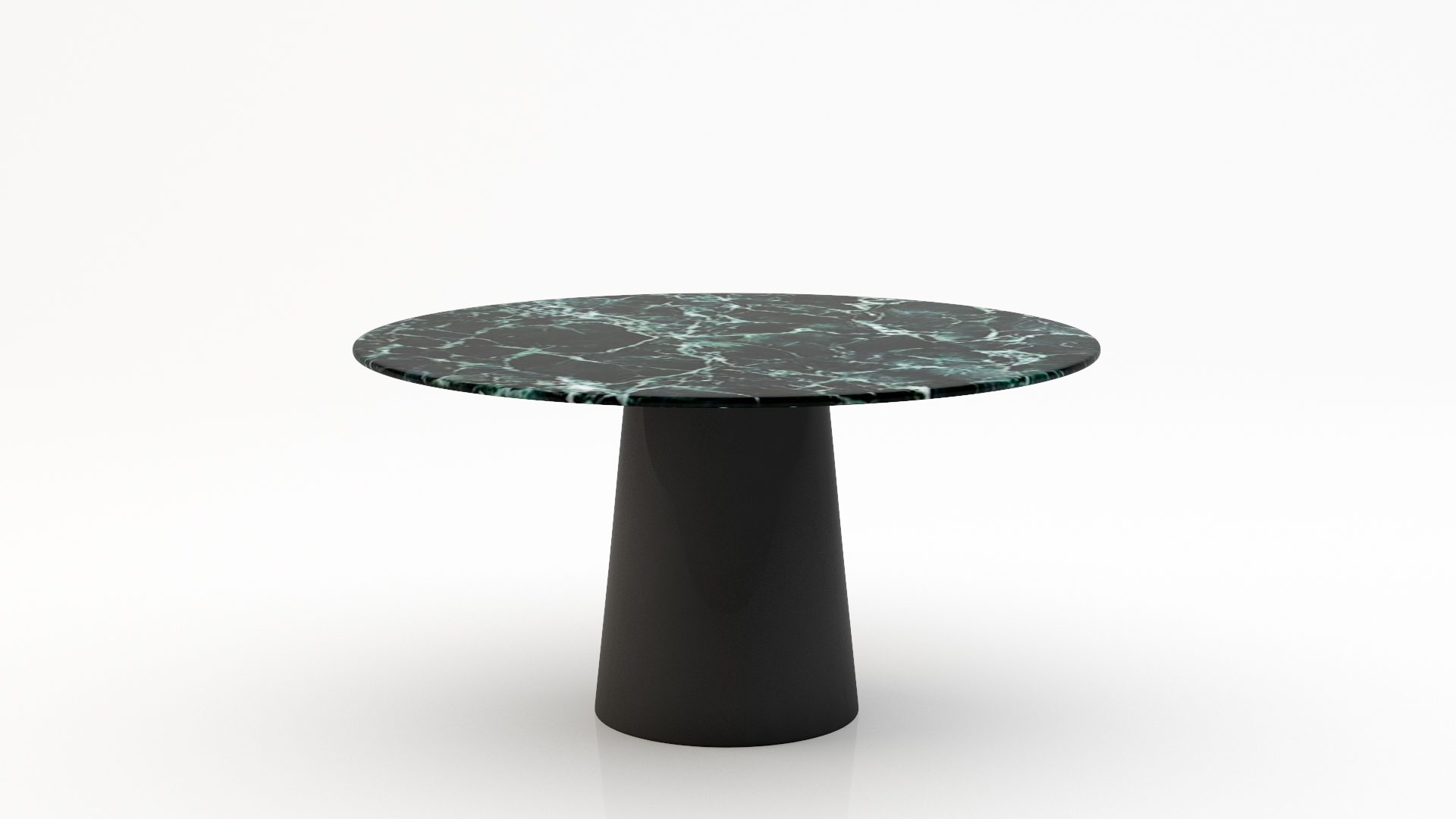 Ronde marmeren eettafel Gelato – Verde rameggiato