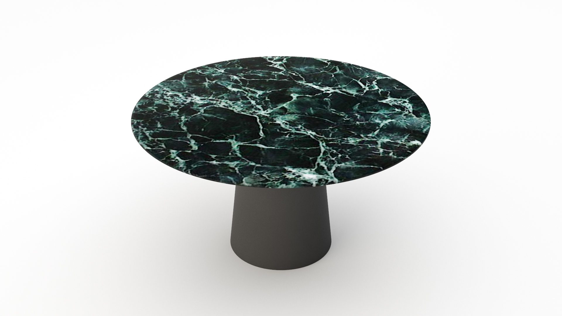 Ronde marmeren eettafel Gelato – Verde rameggiato