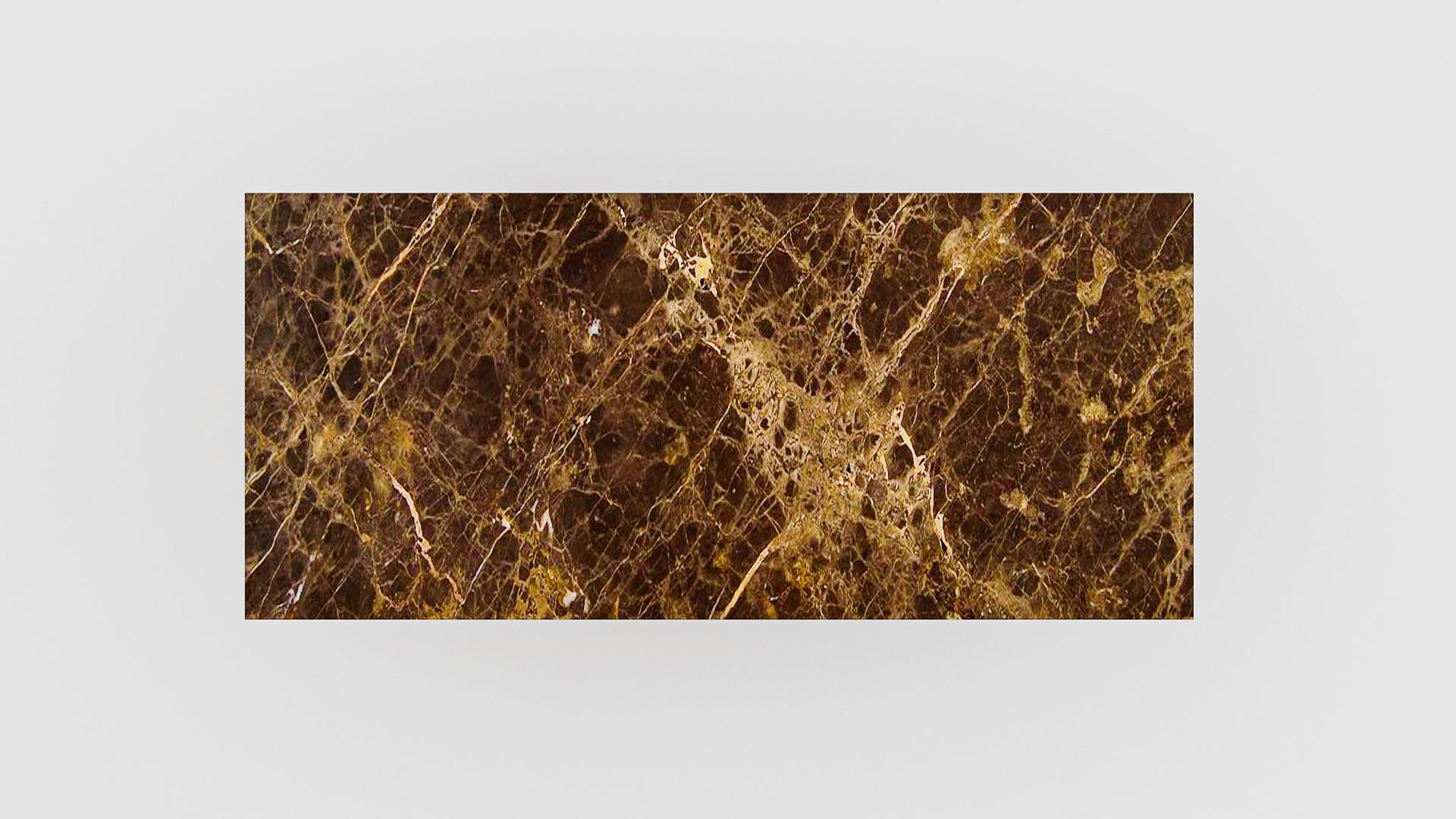 Rechthoekige marmeren eettafel Matrix Farfalle Emperador dark