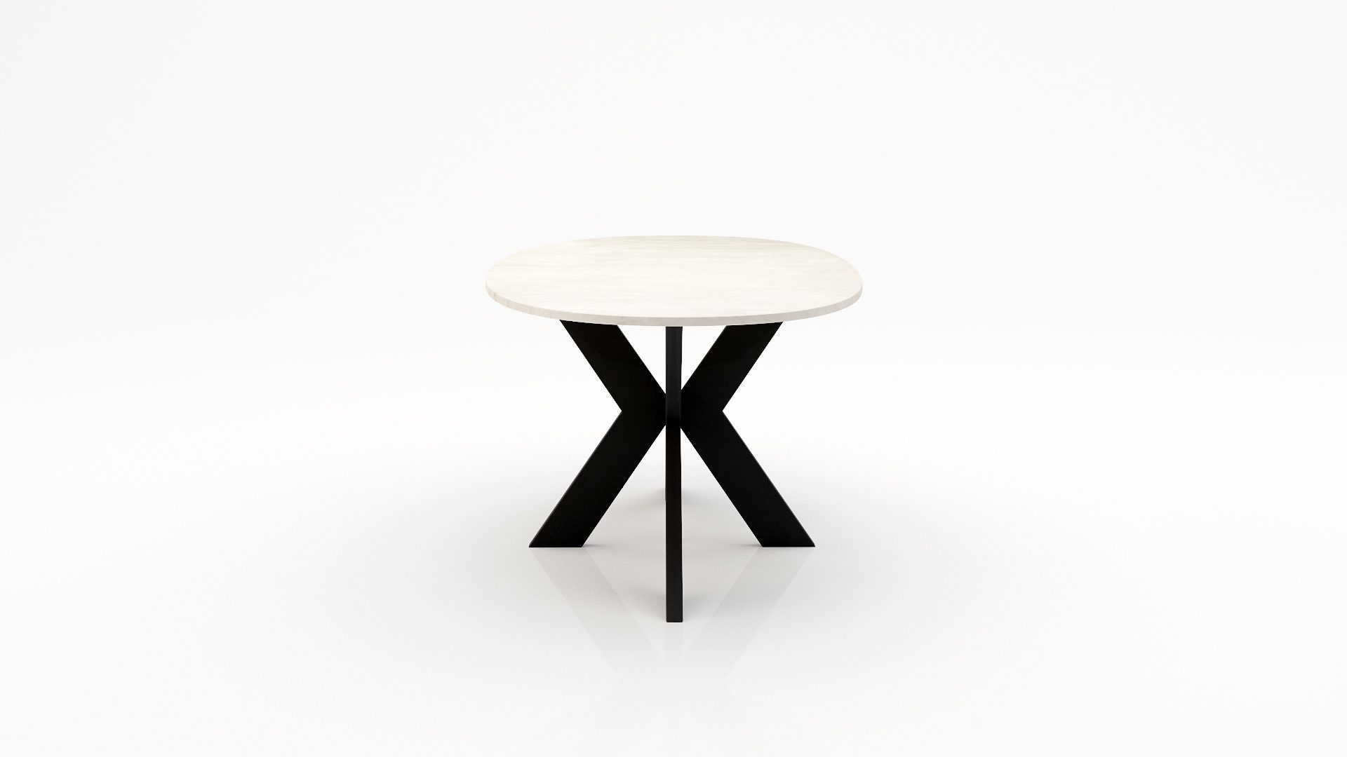 Ovale marmeren eettafel Matrix normale Botticino Semi Classico