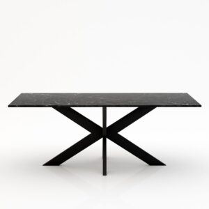Rechthoekige marmeren eettafel Matrix normale – Negresco