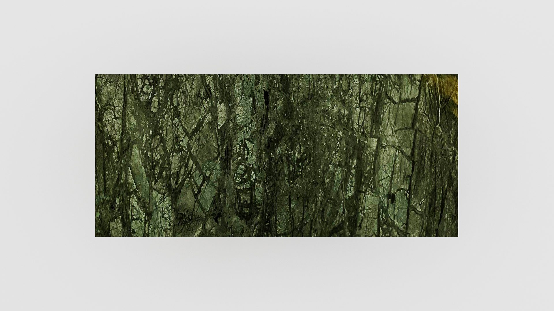 Rechthoekige marmeren eettafel Pipistrello – Verde Guatemala