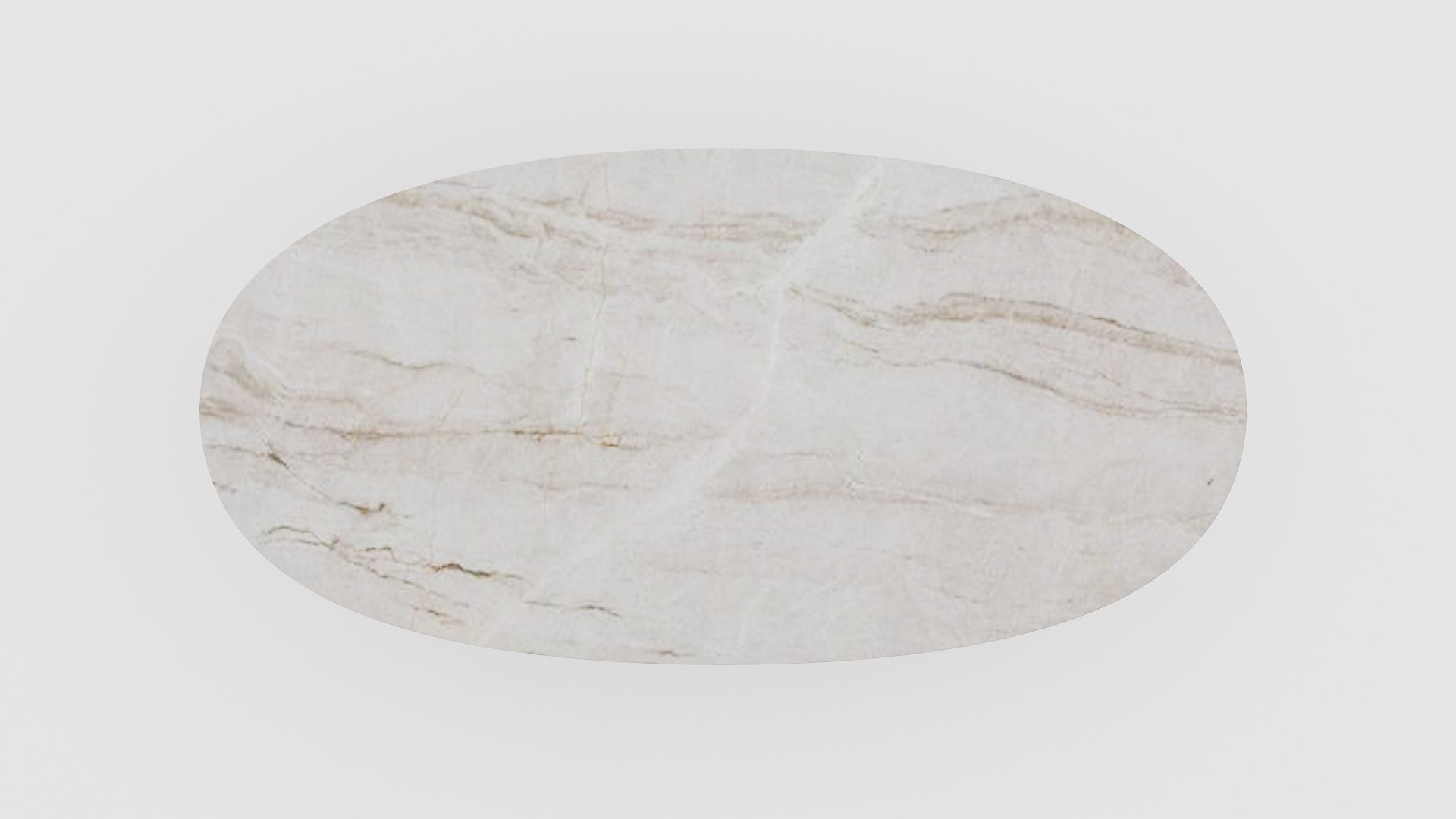 Ovale marmeren eettafel Polipetti – Taj Mahal Quartzite