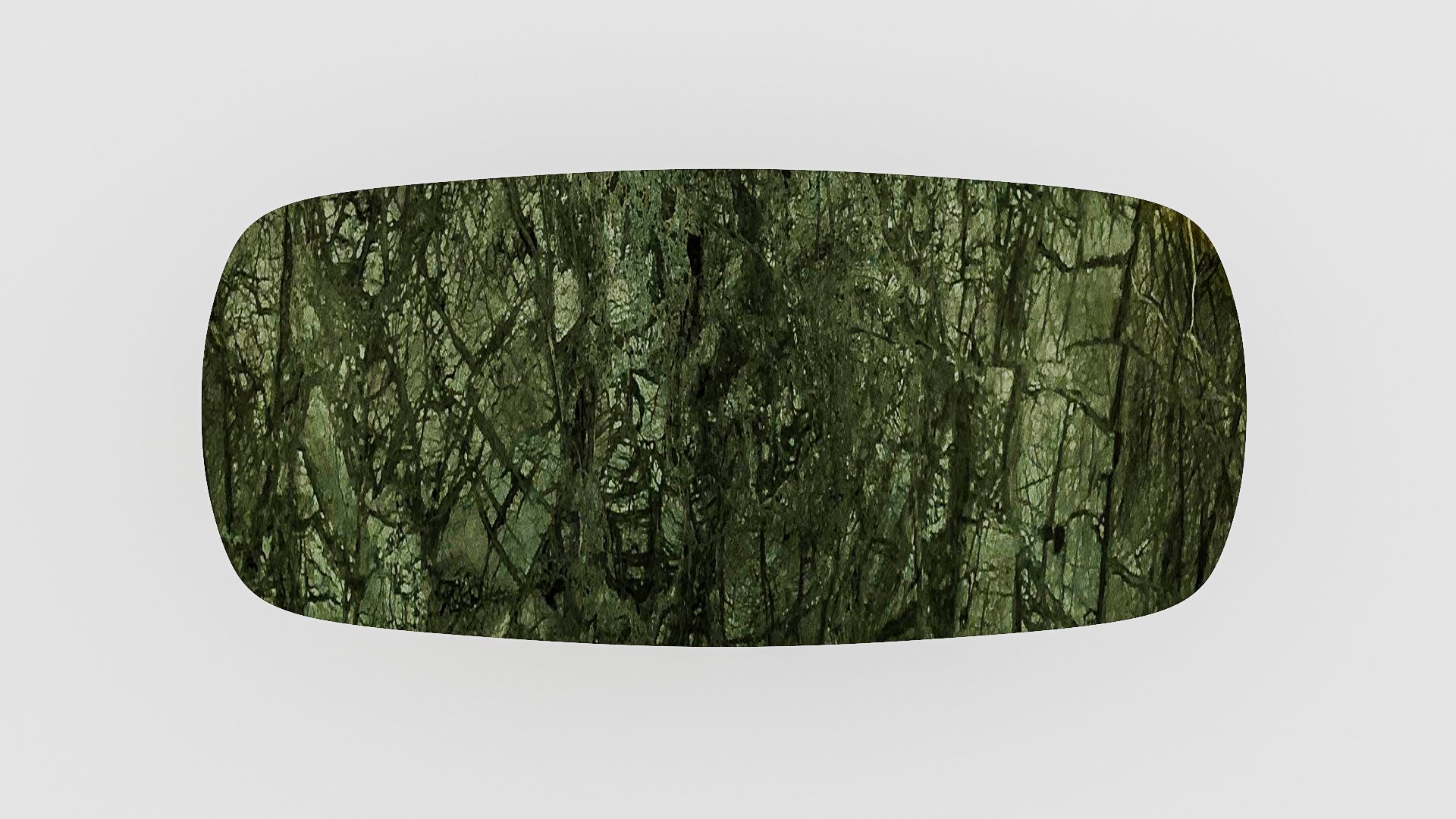Deens ovale marmeren eettafel Stella – Verde Guatemala