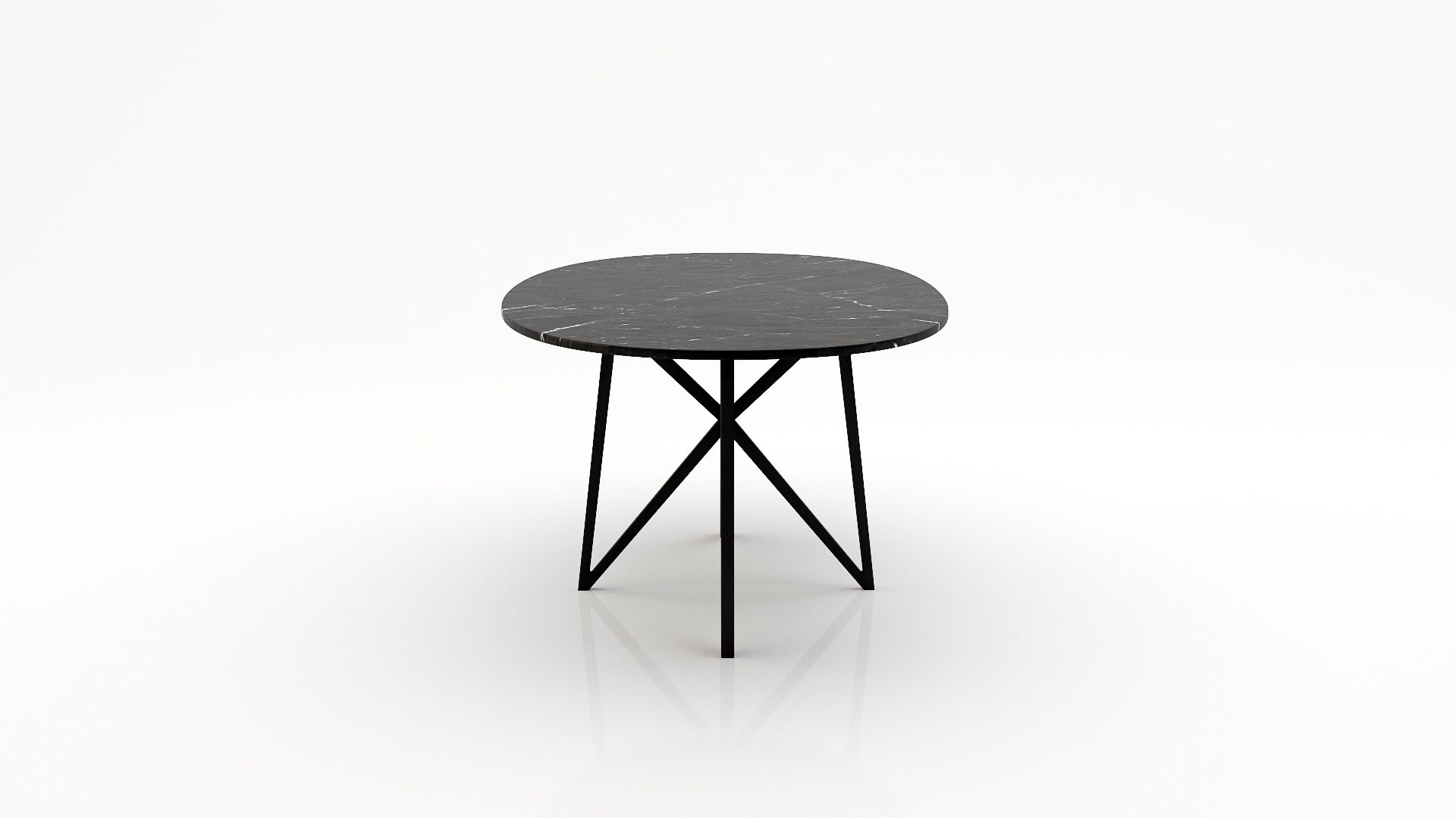Ovale marmeren eettafel Stella – Negresco