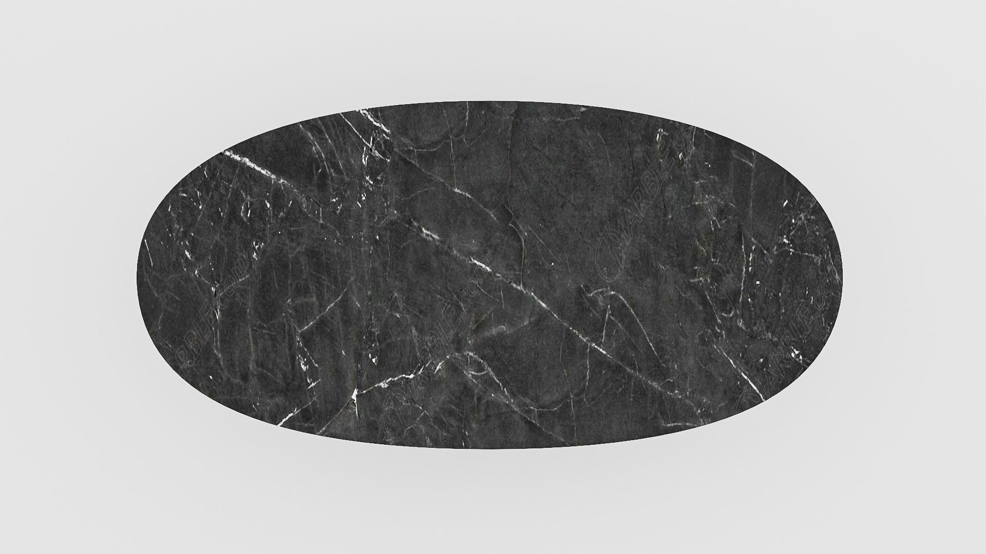 Ovale marmeren eettafel Stella – Negresco
