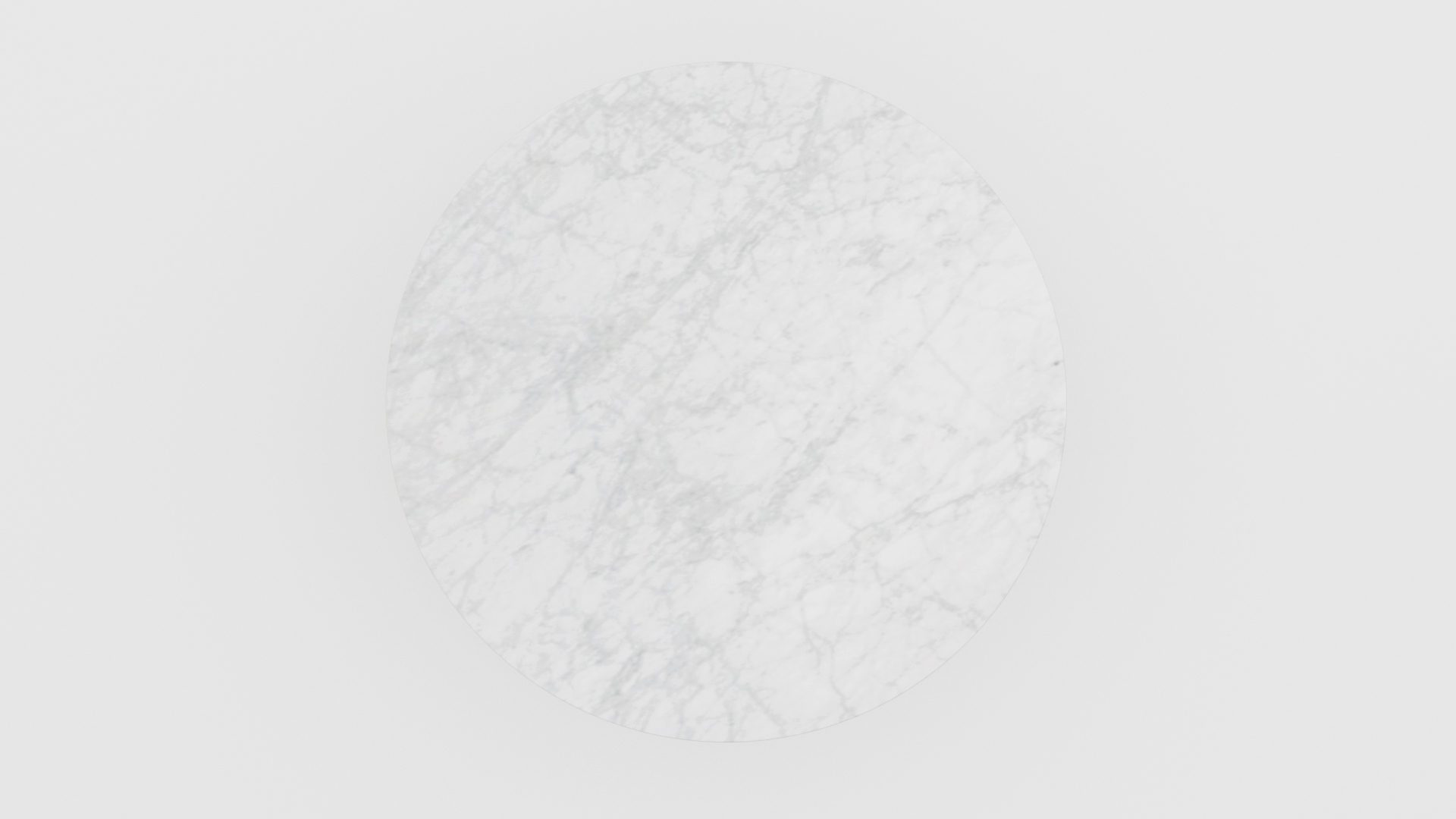 Ronde marmeren eettafel Tubo – Bianco Carrara CD CHIARO