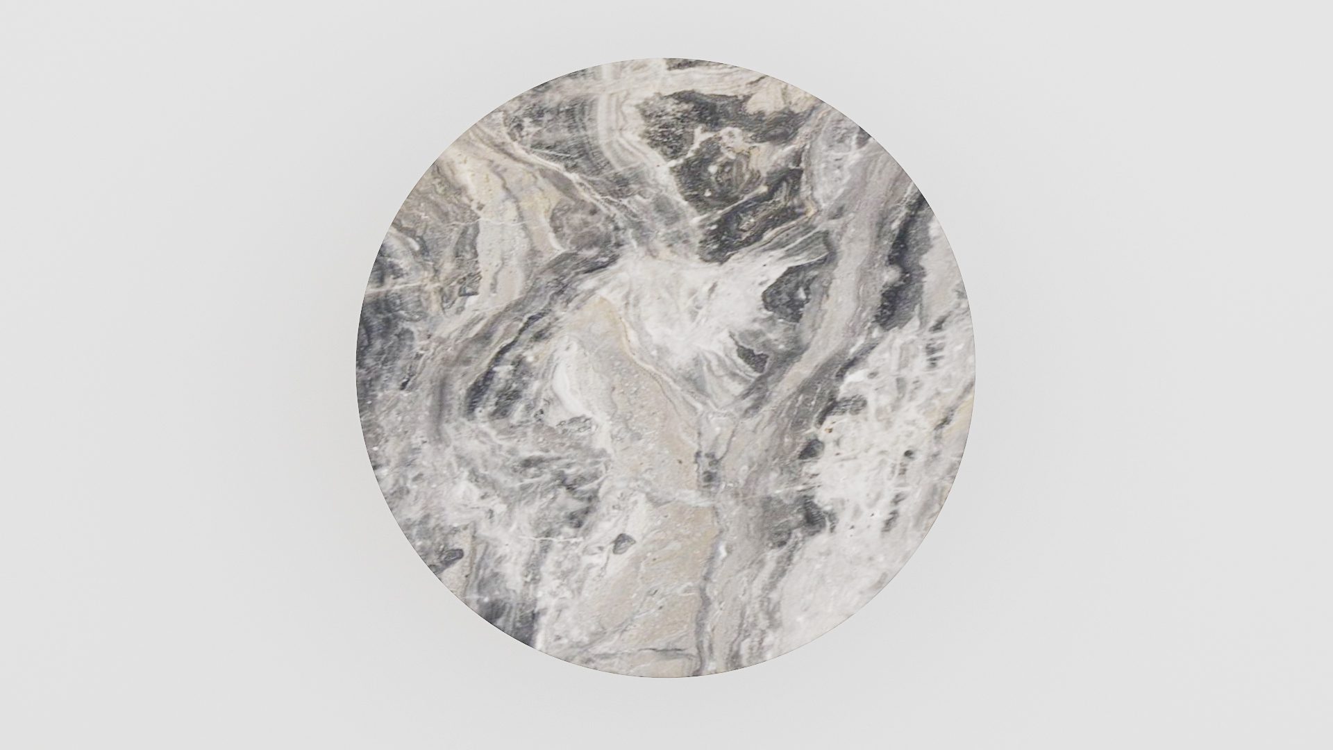 Ronde marmeren eettafel Tulip – Arabescato Orobico Grigio